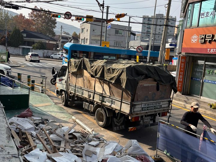 울산 철거 업체 시공 현장 사진 2